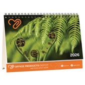 OPD DESK CALENDAR FLIP OVER W210 X L150 WIRO BOUND EVEN YEAR