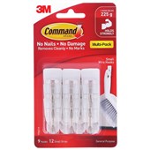 COMMAND HOOK 17067 SMALL WHITE WIRE VALUE PACK OF 9