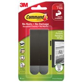 COMMAND PICTURE HANGING STRIPS LARGE BLACK PACK 4 PAIRS