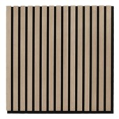 SONIK ACOUSTIC SLATWALL TILE 600X600MM NATURAL OAK