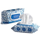 MATTHEWS NON FRAGRANCED BABY WIPES  WHITE 160X200MM 55GSM PACK 80