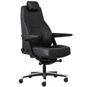 BURO MAVERICK 247 CONTROLLER CHAIR LEATHER BLACK