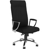 KNIGHT BENTLEY HIGHBACK EXECUTIVE CHAIR 1 LEVER LEATHER BLACK UNASSEMBLED