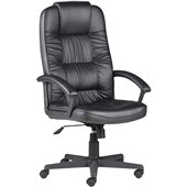 CHAIRSOLUTIONS CSXPRESS CEO EXECUTIVE CHAIR PU LEATHER BLACK UNASSEMBLED
