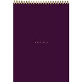COLLINS B5 MEETING NOTEPAD MULBERRY