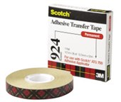 SCOTCH 924 ATG ADHESIVE TRANSFER TAPE 127MM X 329M