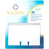 ROLODEX BUSINESS CARD HOLDER CARD SLEEVE REFILL CLEAR PACK 40