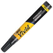 BIC VIVID PERMANENT MARKER CHISEL 35MM BLACK