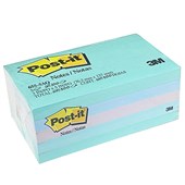 REPOSITIONAL NOTES 6555AQ AQUATIC 73 X 127MM AQUATIC COLOURS  5 PADS PER PACK
