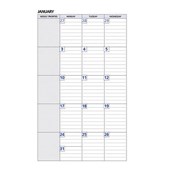 DEBDEN DAYPLANNER PERSONAL EDITION REFILL 2025 MONTH TO VIEW