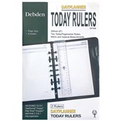 DEBDEN DAYPLANNER DESK EDITION REFILL TODAY RULERS PACK 2