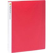 MARBIG DISPLAY BOOK 40 POCKET A4 RED