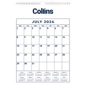 COLLINS MID YEAR CALENDAR A3 MONTH TO VIEW 20262027
