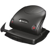 REXEL P225 PRECISION 2 HOLE PUNCH 25 SHEET BLACK