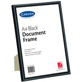 CARVEN DOCUMENT FRAME A4 BLACK