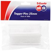 QUIKSTIK TAGGER GUN PINS 25MM PACK 1000