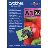 BROTHER BP71GA3 PREMIUM PLUS GLOSSY PHOTO PAPER 260GSM A3 PACK 20