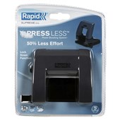 RAPID SP20 PRESSLESS PUNCH 2HOLE CLAMSHELL 20 SHEET BLACK