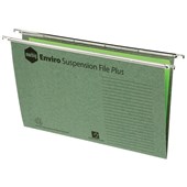 MARBIG ENVIRO SUSPENSION FILES FOOLSCAP GREEN BOX 50