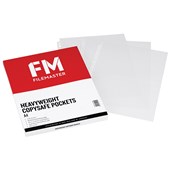 FM COPYSAFE POCKET HEAVYWEIGHT 115MU A4 CLEAR BOX 50