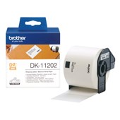 BROTHER DK11202 LABEL ROLL 62 X 100MM WHITE ROLL 300