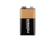 DURACELL COPPERTOP BATTERY ALKALINE MN1604 SIZE 9 VOLT