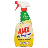 CLEANER SPRAY AND WIPE ANTIBACTERIAL 475   500ML AJAX