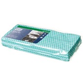 TORK 297501 MULTIPURPOSE CLEANING CLOTH 300 X 600MM GREEN PACK 25 SHEETS