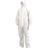 PROCHOICE COVERALL DISPOSABLE SMS 3XL WHITE