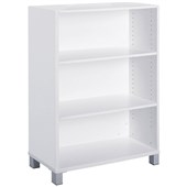 CUBIT BOOKCASE 2 SHELVES W900 X D315 X H1200MM WHITE