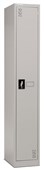 PRECISION CLASSIC STORAGE LOCKER 1 TIER W375 X D457 X H1800MM SILVER GREY