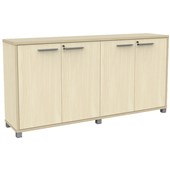 CUBIT CREDENZA 4 DOOR W1800 X D450 X H900MM NORDIC MAPLE