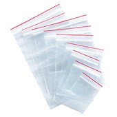 MINIGRIP PLASTIC BAG RESEALABLE 35MU W130 X L200MM CLEAR PACK 100