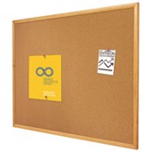 QUARTET CORKBOARD 1200 X 900MM OAK FRAME