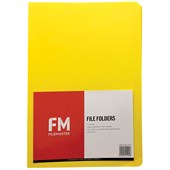 FM MANILLA FOLDER FOOLSCAP YELLOW PACK 50