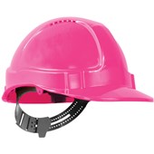 ESKO TUFFNUT HARD HAT VENTED SHORT PEAK 6POINT PINLOCK HARNESS PINK