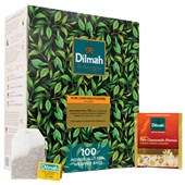 DILMAH TEA BAGS CHAMOMILE INFUSION INDIVIDUALLY FOIL ENVELOPED BOX 100