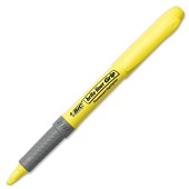 BIC BRITELINER GRIP HIGHLIGHTER YELLOW