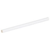 HUHTAMAKI STRAW COCKTAIL STRAIGHT PAPER WHITE PACK 250