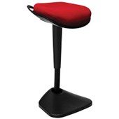 BURO DYNA STOOL ACTIVE BASE 420 X 410 X 600MM JETT RED