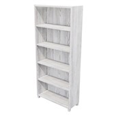 ZEALAND BOOKCASE 4 SHELVES W800 X D300 X H1800MM WITH 50MM FEET NORDIC PINE