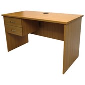 ZEALAND QUICKSHIP DESK WITH 2 DRAWERS W1200 X D600 X H730MM TAWA