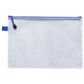 ICON PVC MESH ZIPPER BAG A4 OVERSIZE 345X240MM