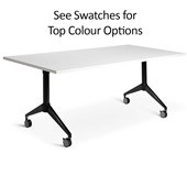 ZEALAND FLIP TABLE W1600 X D800 X H1125MM WHITE