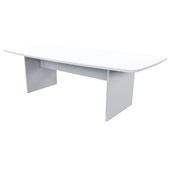 ZEALAND BOARDROOM TABLE W2400 X D1200 X H725MM WHITE