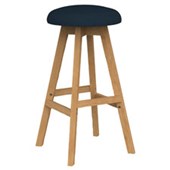 KNIGHT LUNA BUTTON BARSTOOL MIDNIGHT