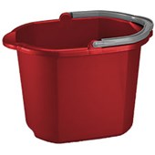 STERILITE DUAL SPOUT BUCKET 15L RED