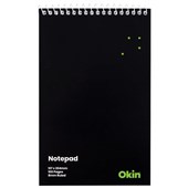 OKIN SPIRAL NOTEPAD A5 SOFT COVER 100 PAGE