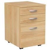 KNIGHT EKO MOBILE 2 DRAWER 1 FILE W400 X D500 X H600MM NZ TAWA