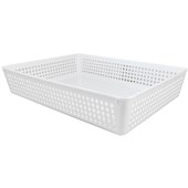 TAURUS BASKET TRAY LARGE WHITE